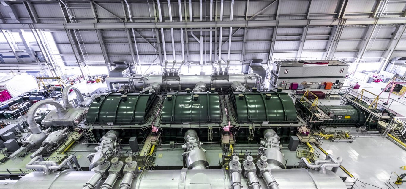 The Unit 3 generator at the Darlington Nuclear Generating Station.